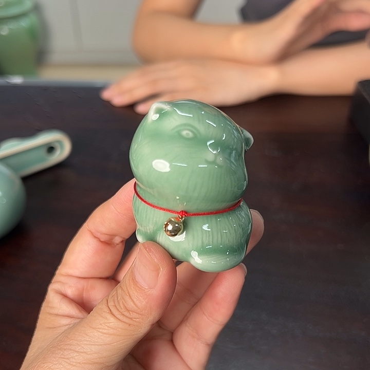 龙泉云间青瓷小米茶器