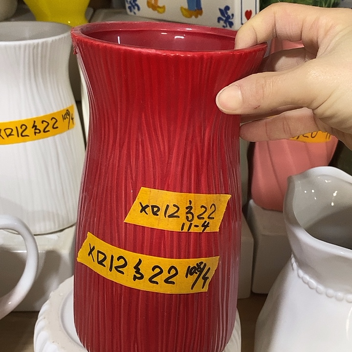 陶盆有孔 瑕疵针孔漏釉介意勿拍外口 12外高22