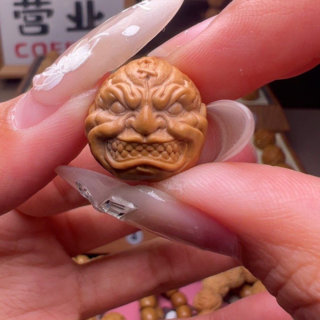 文玩核桃把件16➕尺寸刀疤恶僧全品有正常封口线