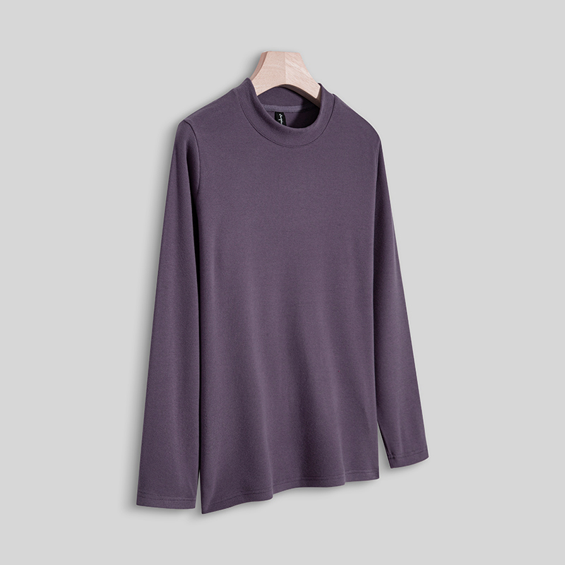 加厚25181#【400克真德绒】冬季女款半高领宽松休闲百搭德绒打底衫