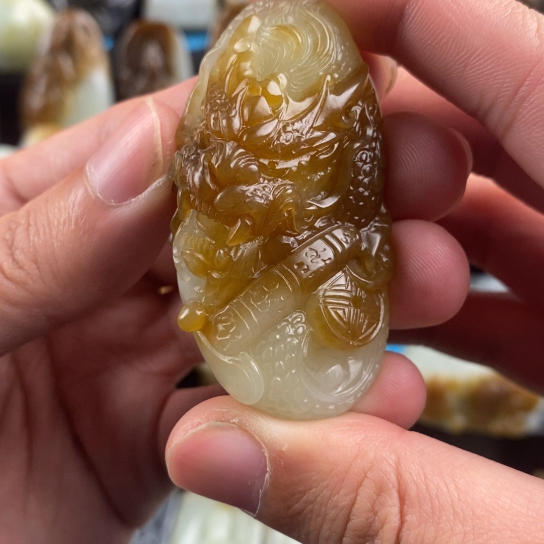 和田玉挂件未镶嵌