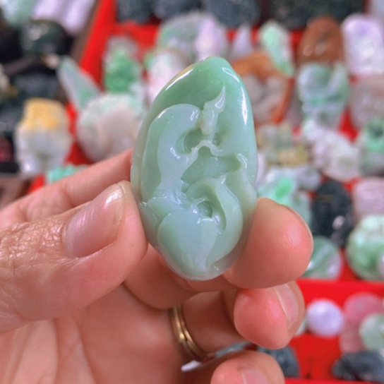 翡翠项链未镶嵌翡翠悟道