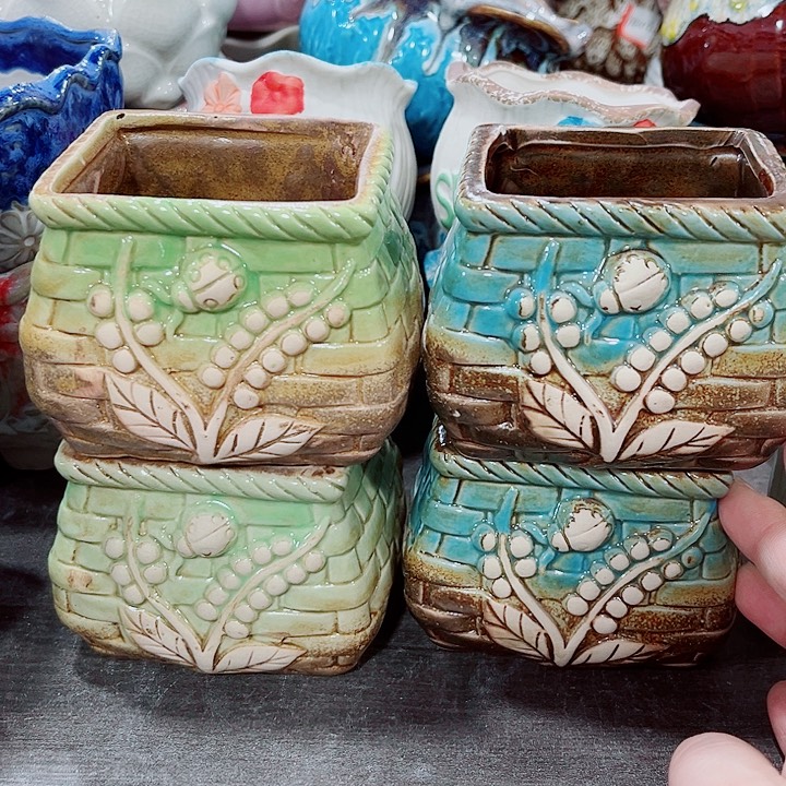 多肉陶瓷花盆满10元包邮