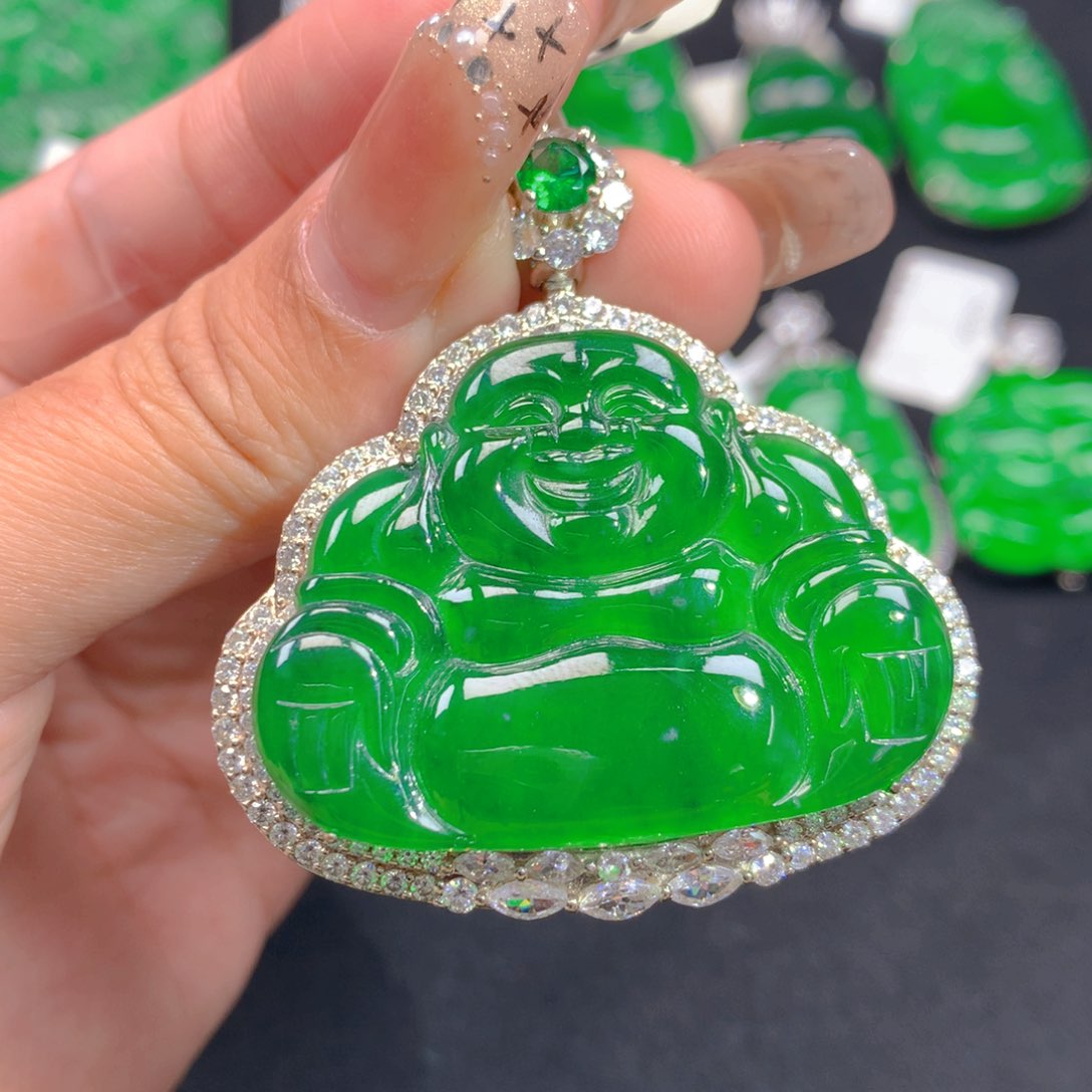 翡翠颈饰银S925镶嵌1111111111