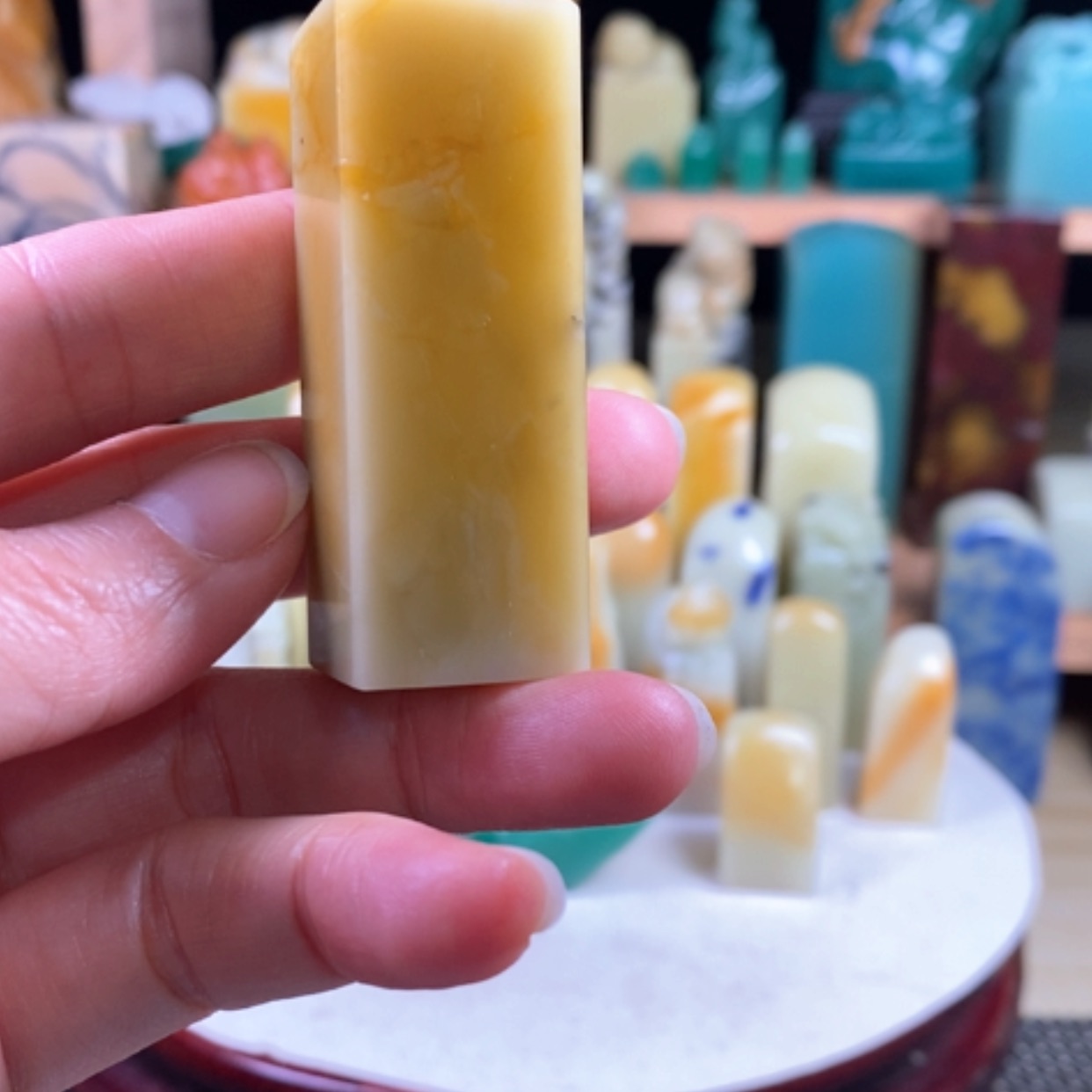 【闪购商品】青田石国*国封门菜花黄……