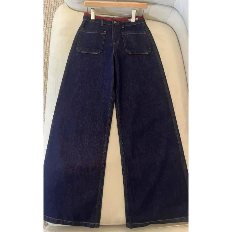 (CA)2025春新款设计感宽松纽扣直筒牛仔裤K25012