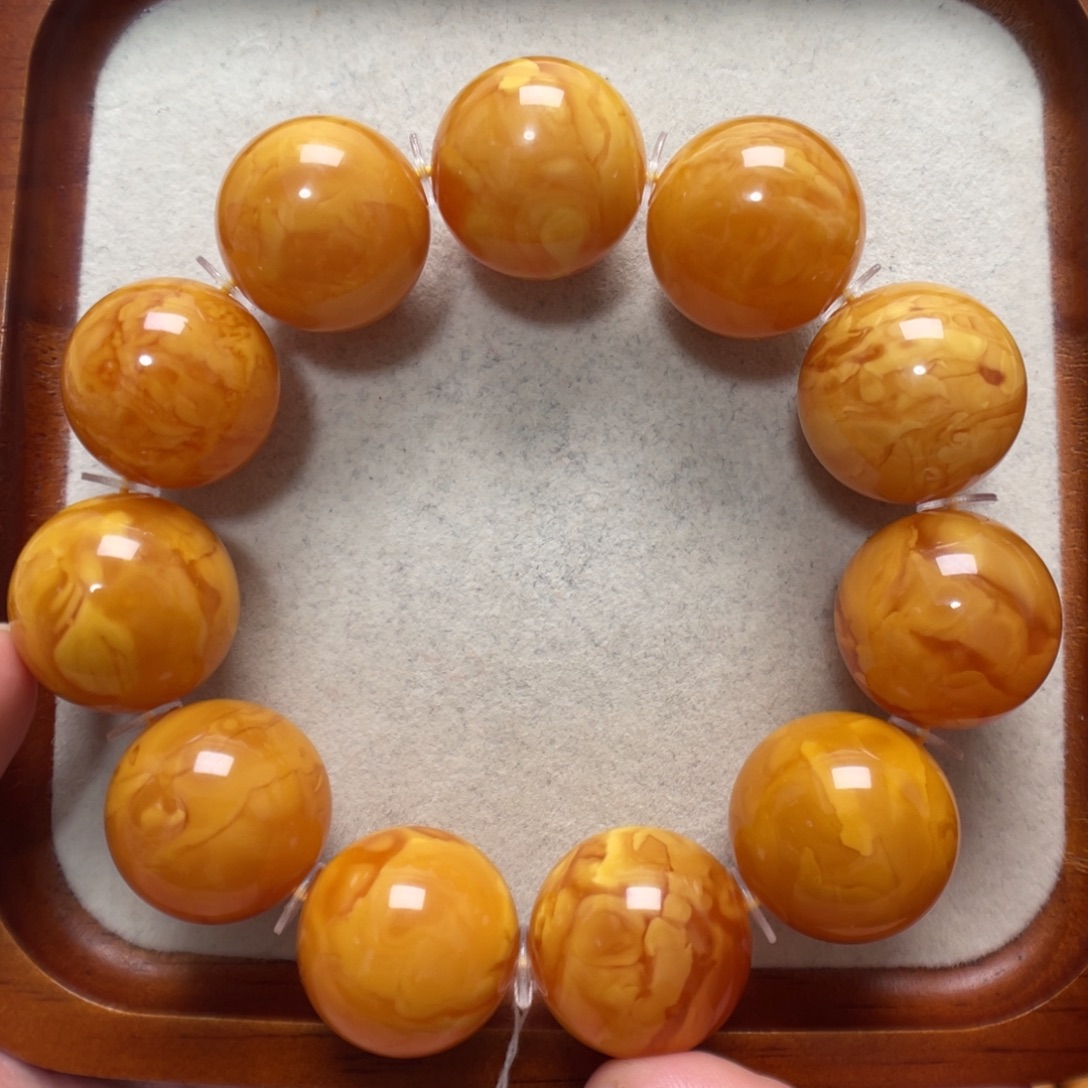 蜜蜡未镶嵌手串蜜蜡