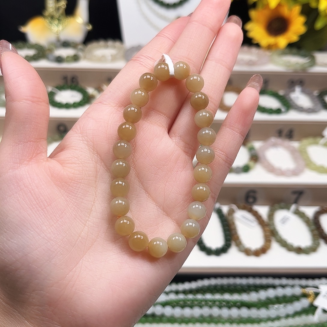 暖****和田玉未镶嵌手链