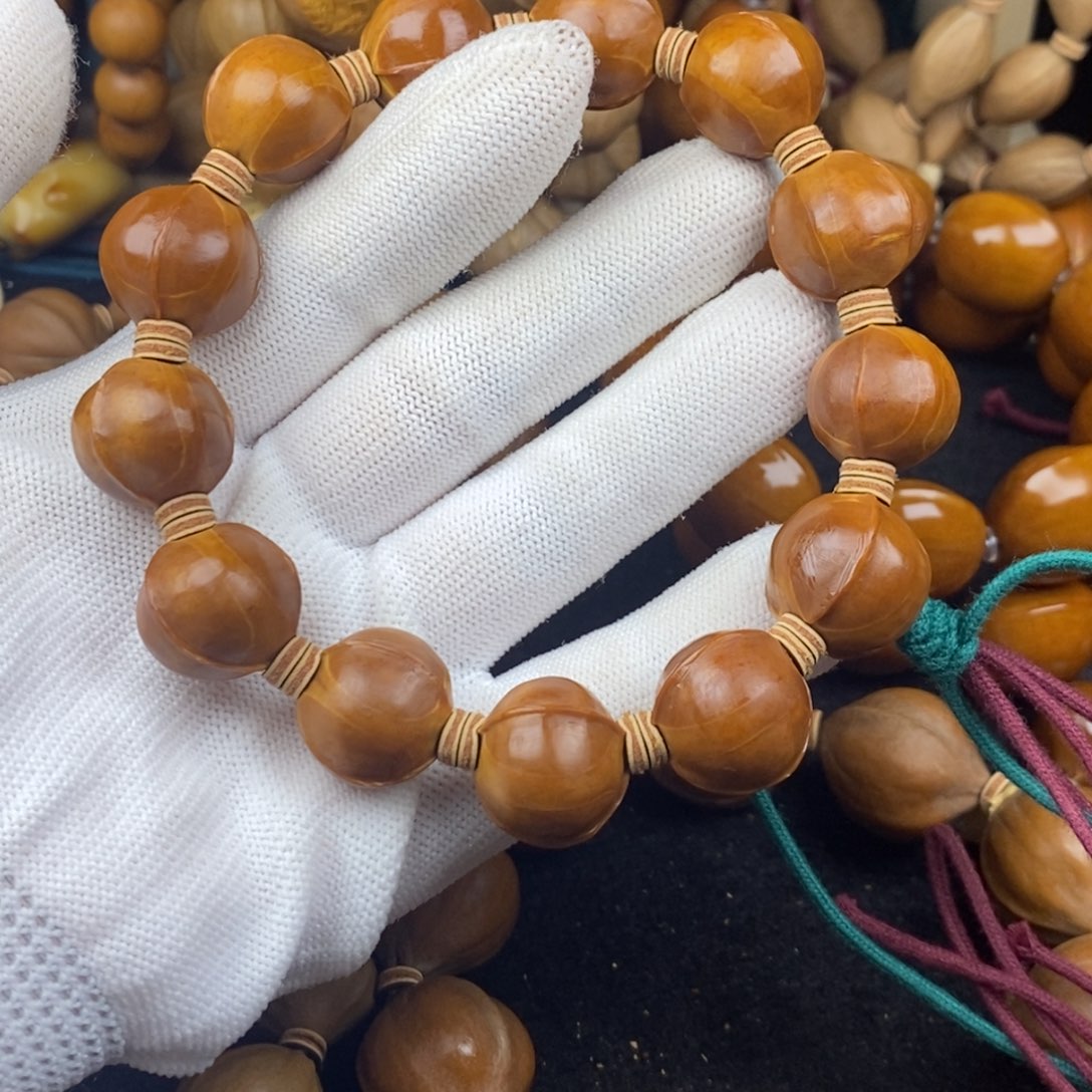 橄榄核手串/手链1716鲨鱼背13颗