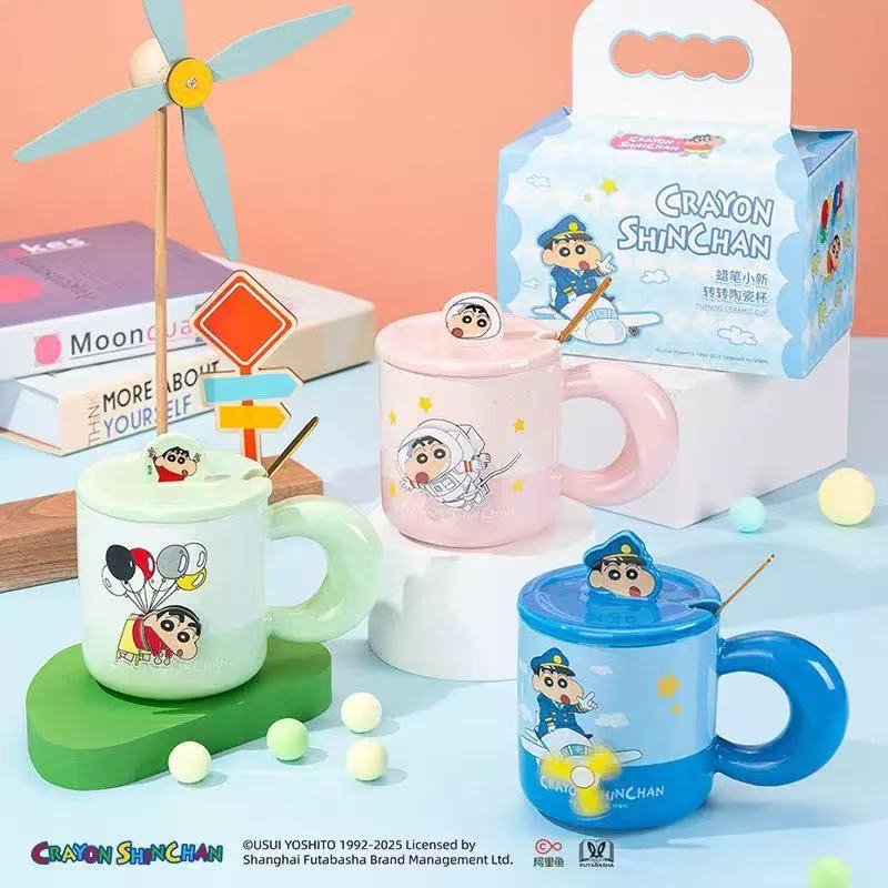 艾可思蜡笔小新陶瓷马克杯