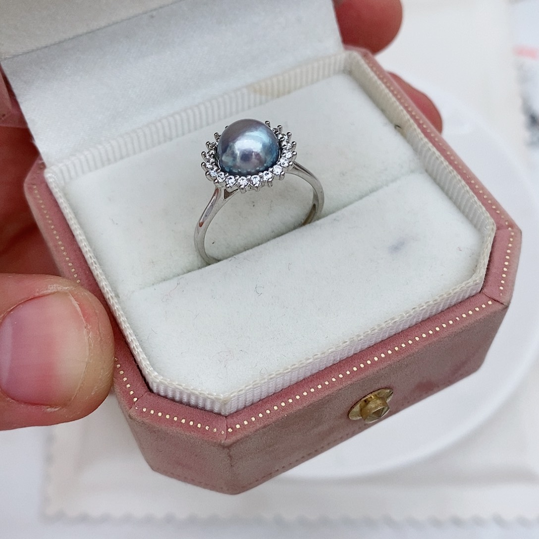 海水珍珠耳饰未镶嵌