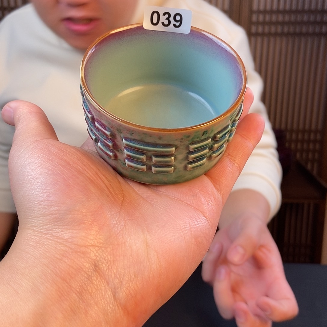瓷片钧瓷主人杯杯