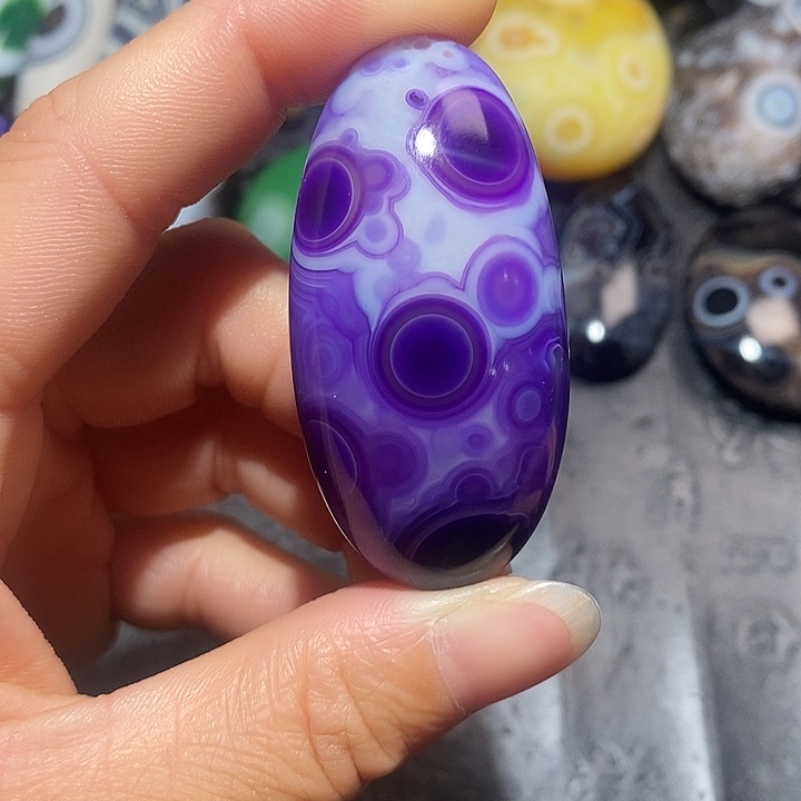 玛瑙/玉髓合金颈饰