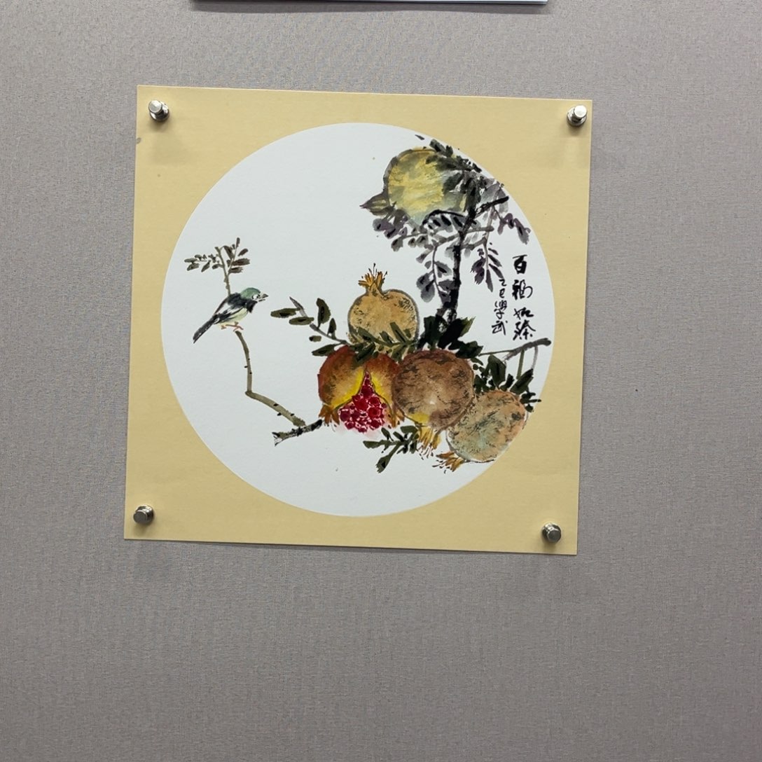 国画艺术家真人手绘