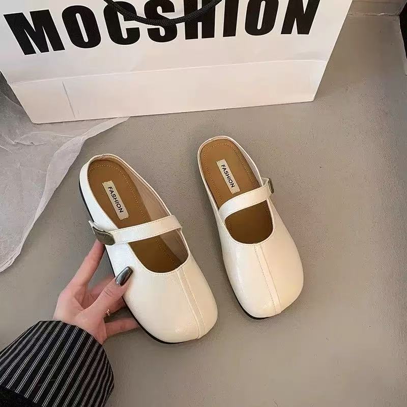 2025新款韩版外穿舒适懒人小金豆平底凉拖休闲平底L