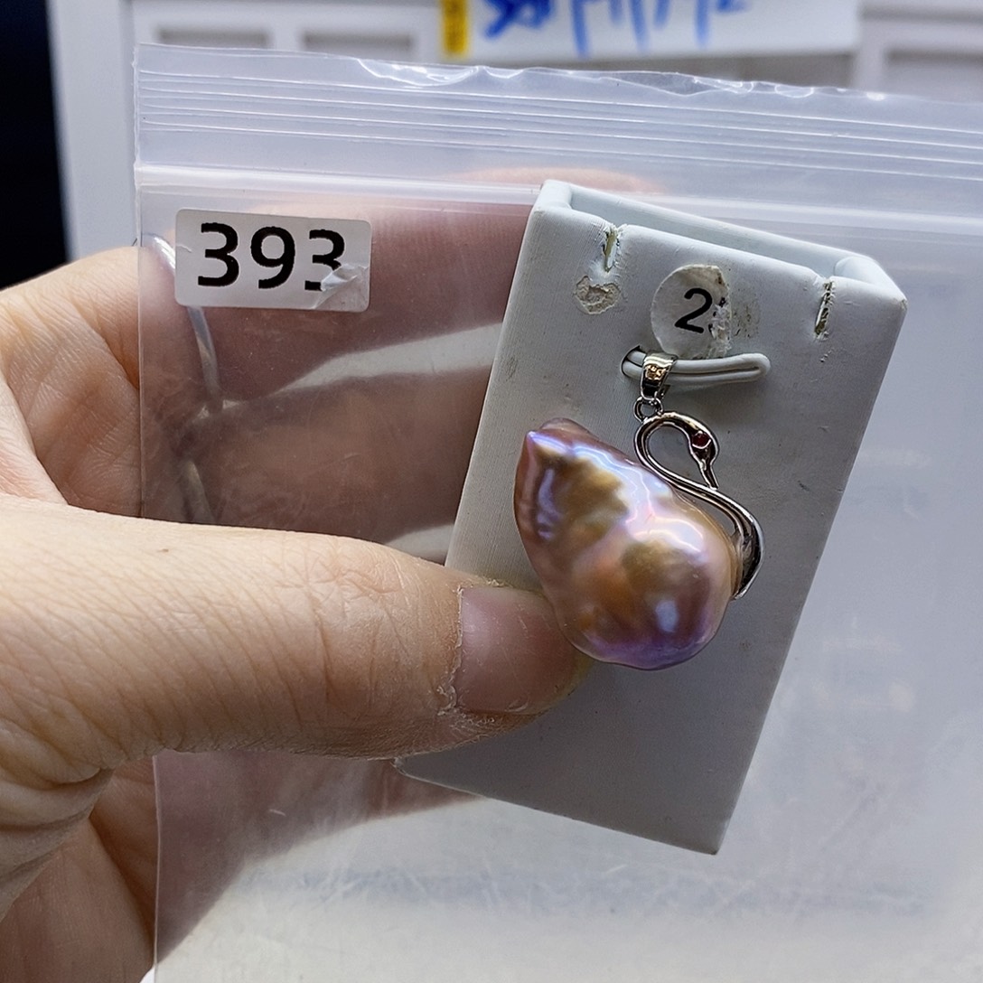 颈饰合金淡水珍珠