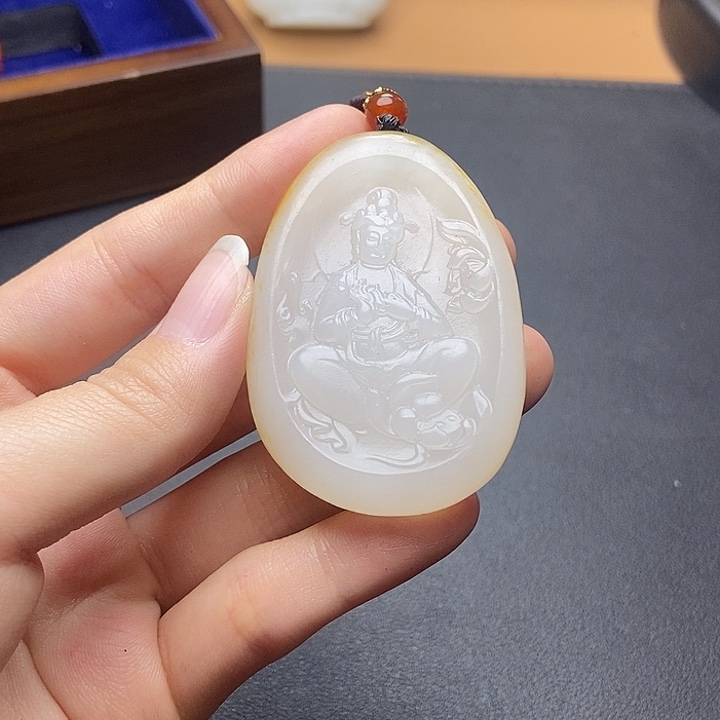 和田玉未镶嵌挂件N