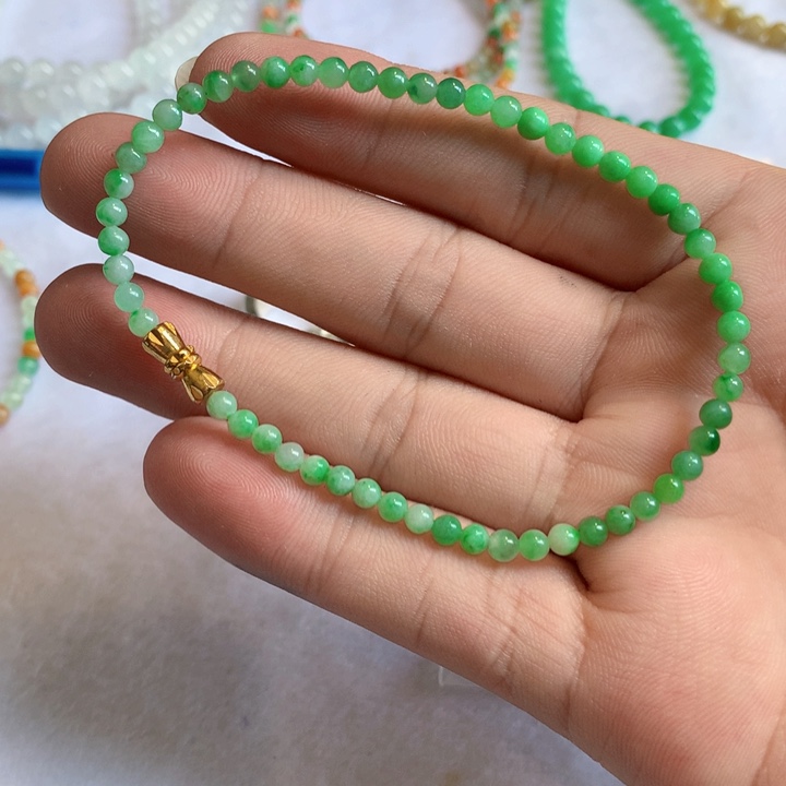 定制翡翠未镶嵌定制翡翠珠串