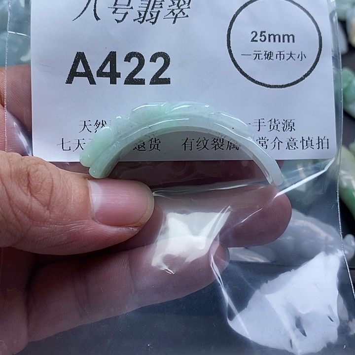 翡翠未镶嵌颈饰aa