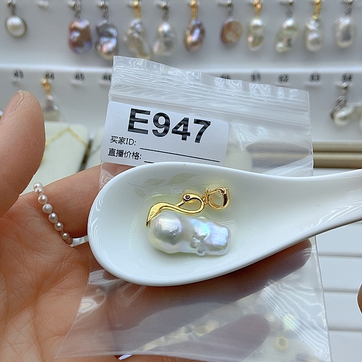 淡水珍珠颈饰银S925镶嵌