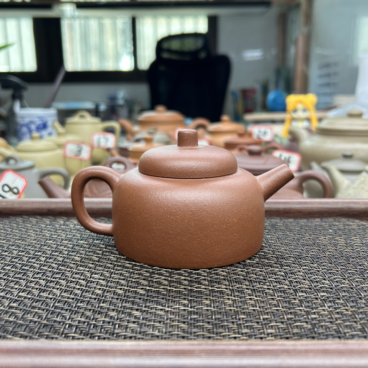 百纳壶红降坡半手工制作170cc左右微瑕
