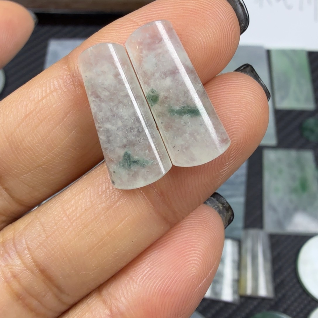 翡翠颈饰未镶嵌珊**～天然缅甸a货翡翠