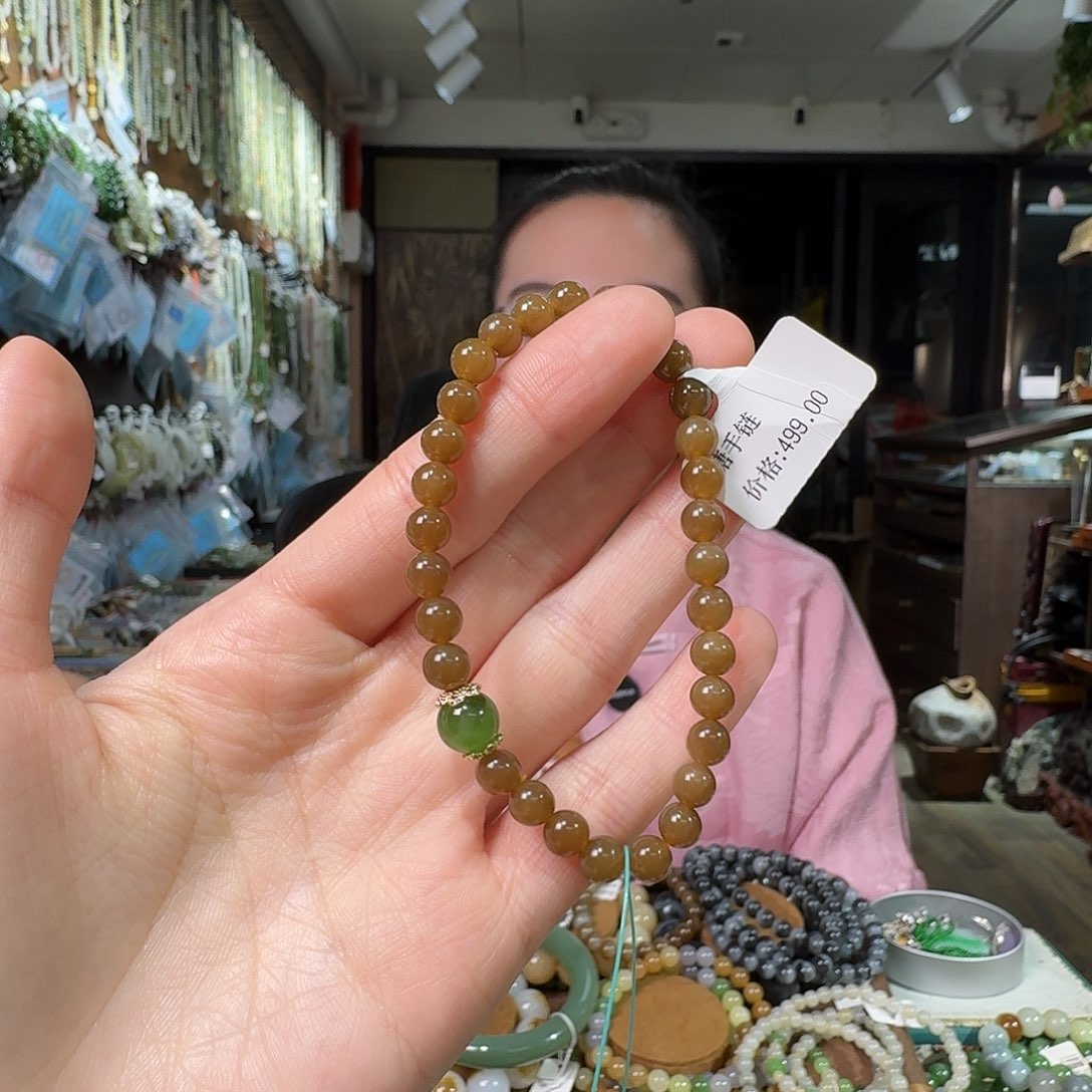 和田玉未镶嵌手链