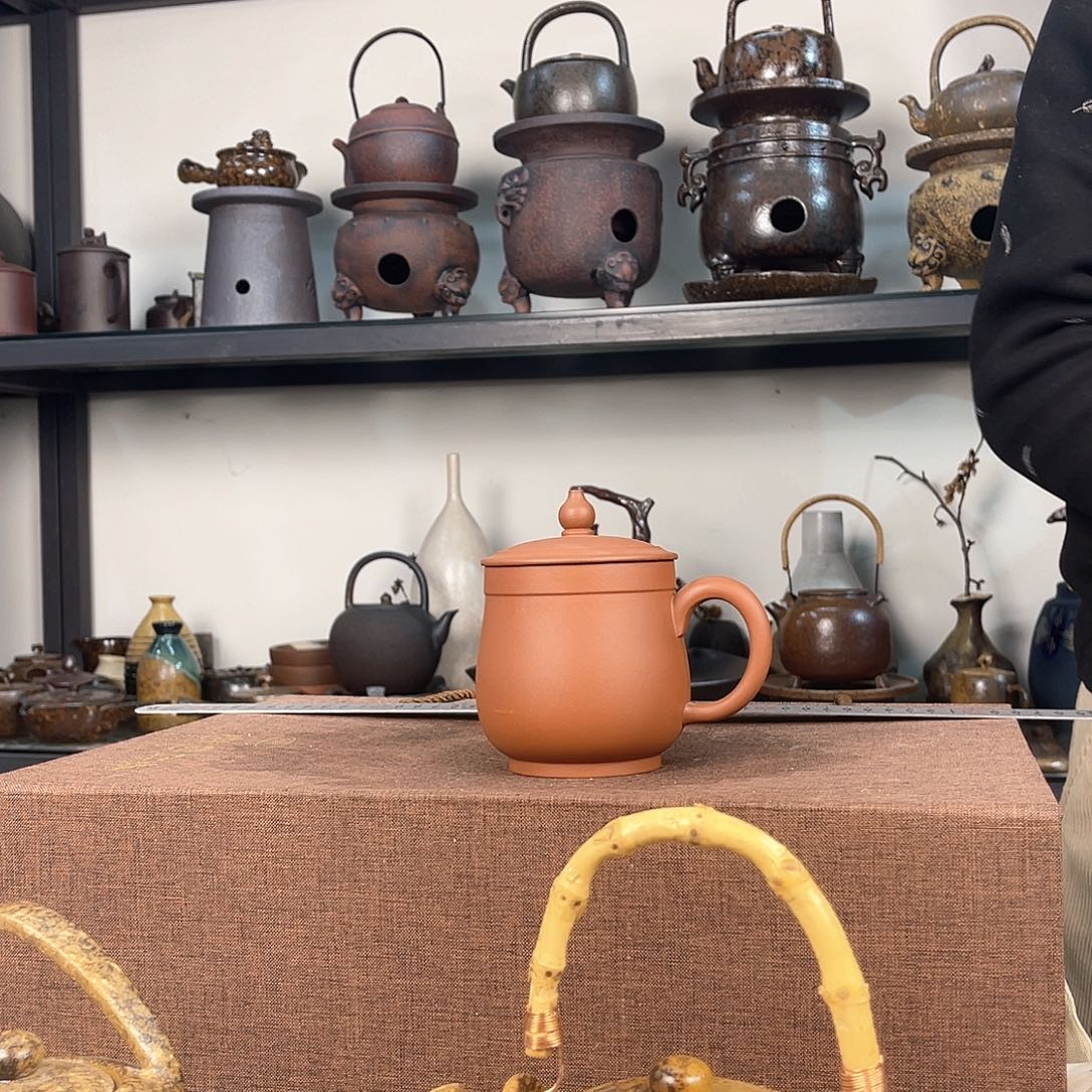 紫泥茶壶紫砂粗陶茶器