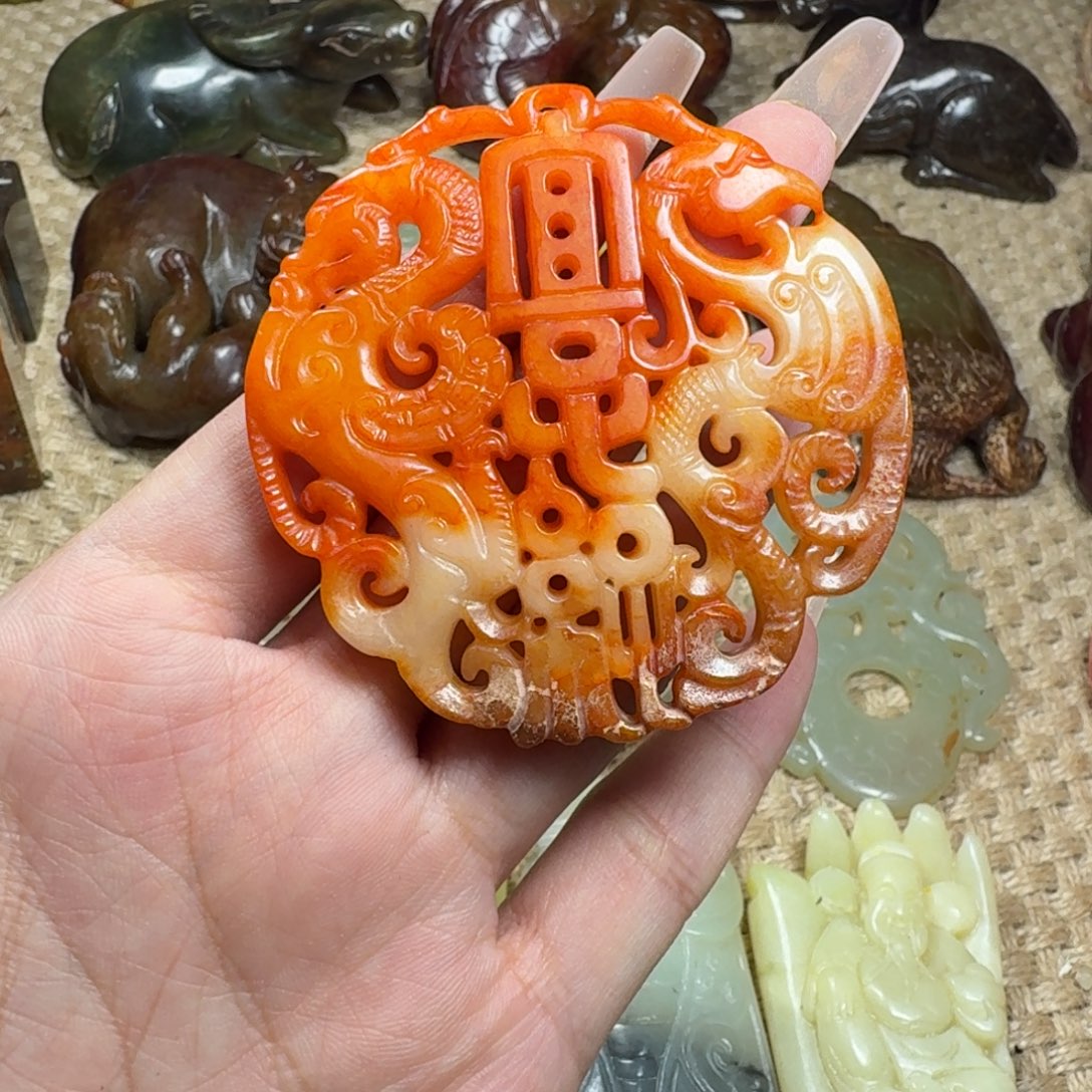 白玉菩提吊坠挂件