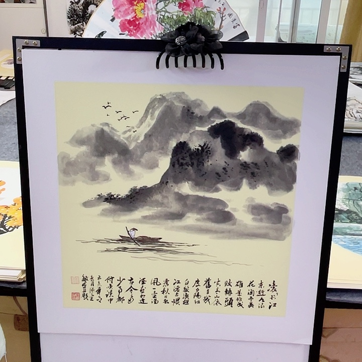 国画张圣敏先生纯手绘作品