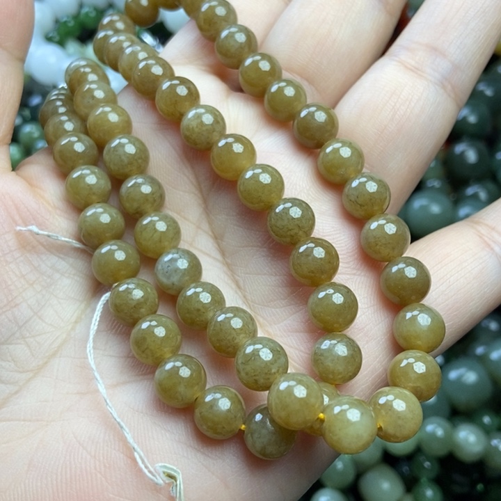 和田玉未镶嵌手链卡8