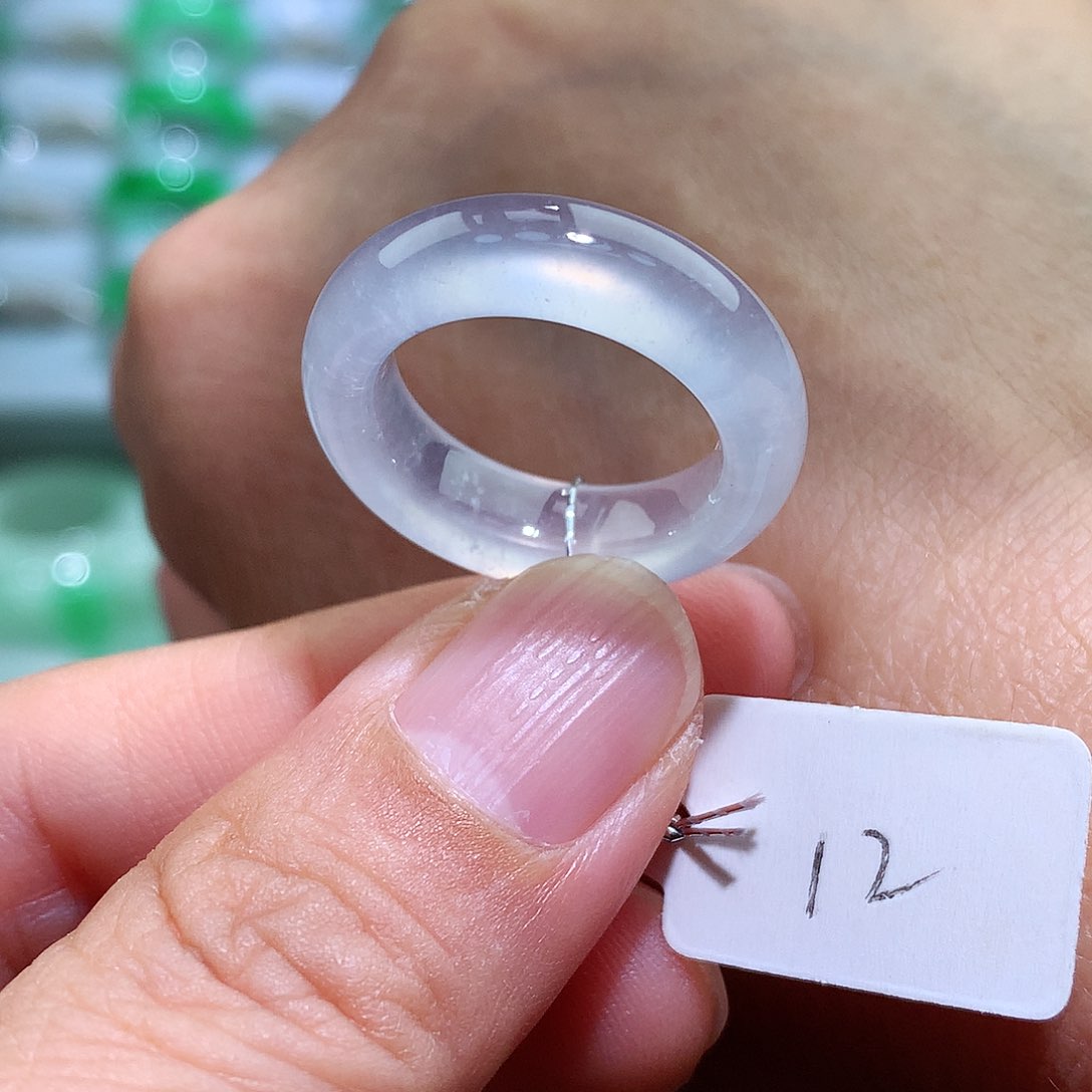 翡翠戒指未镶嵌12号