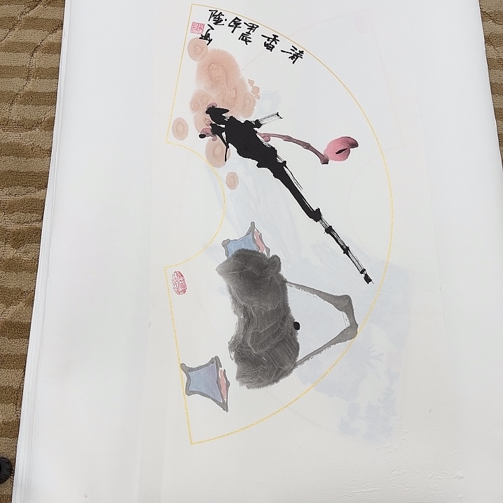 国画花鸟的翅膀和翅膀70.35