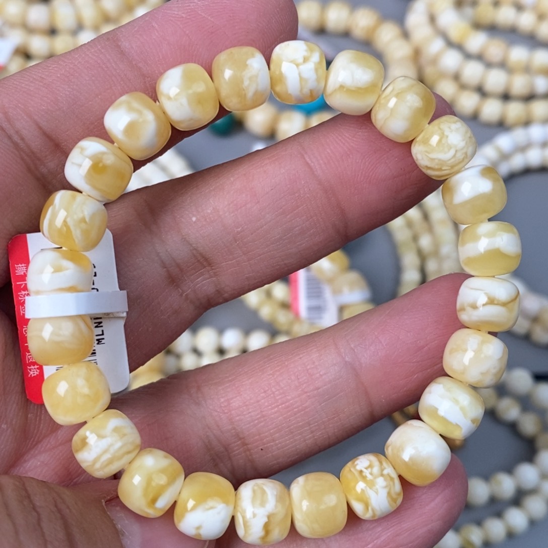 琥珀珠宝奇石未镶嵌9mm