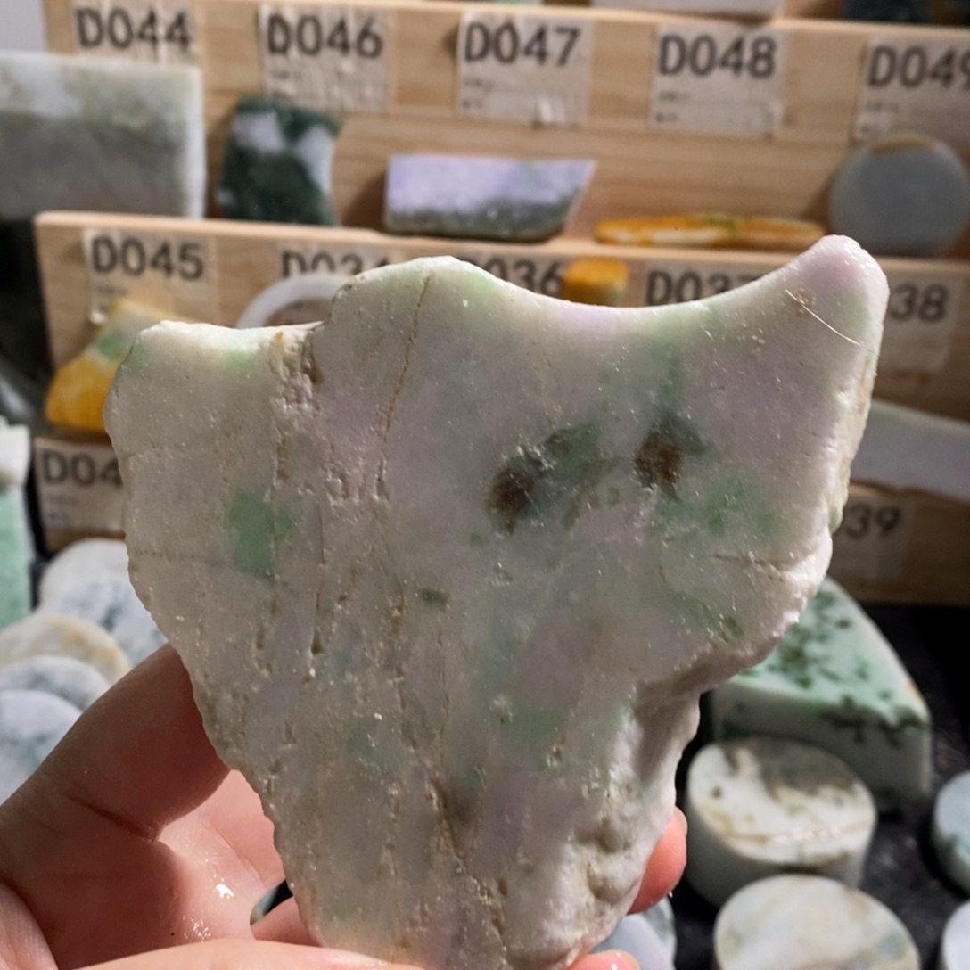 颈饰未镶嵌翡翠天然翡翠