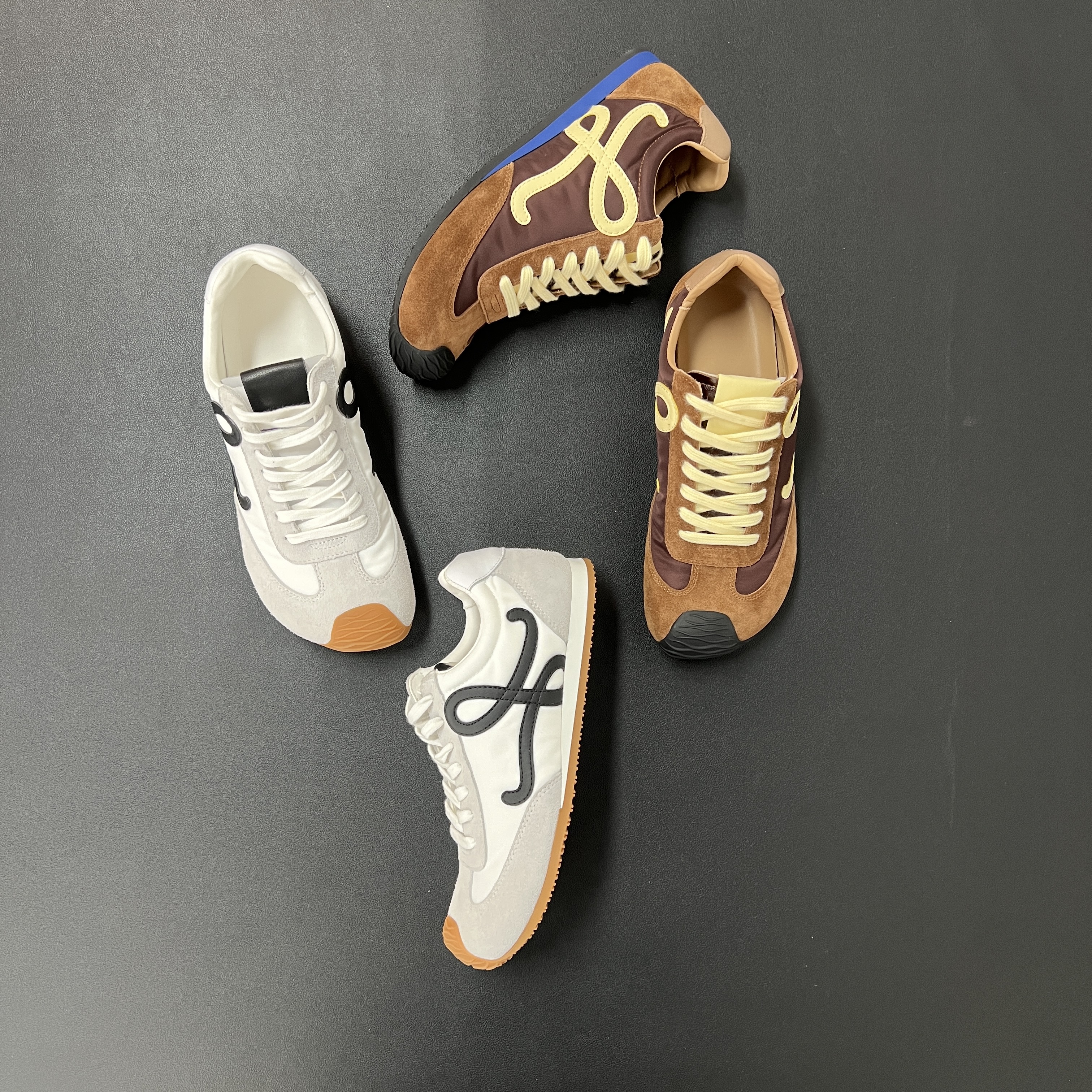 女士新款复古拼色可爱休闲时尚鞋四季鞋德训鞋丑萌阿甘鞋YS-1227