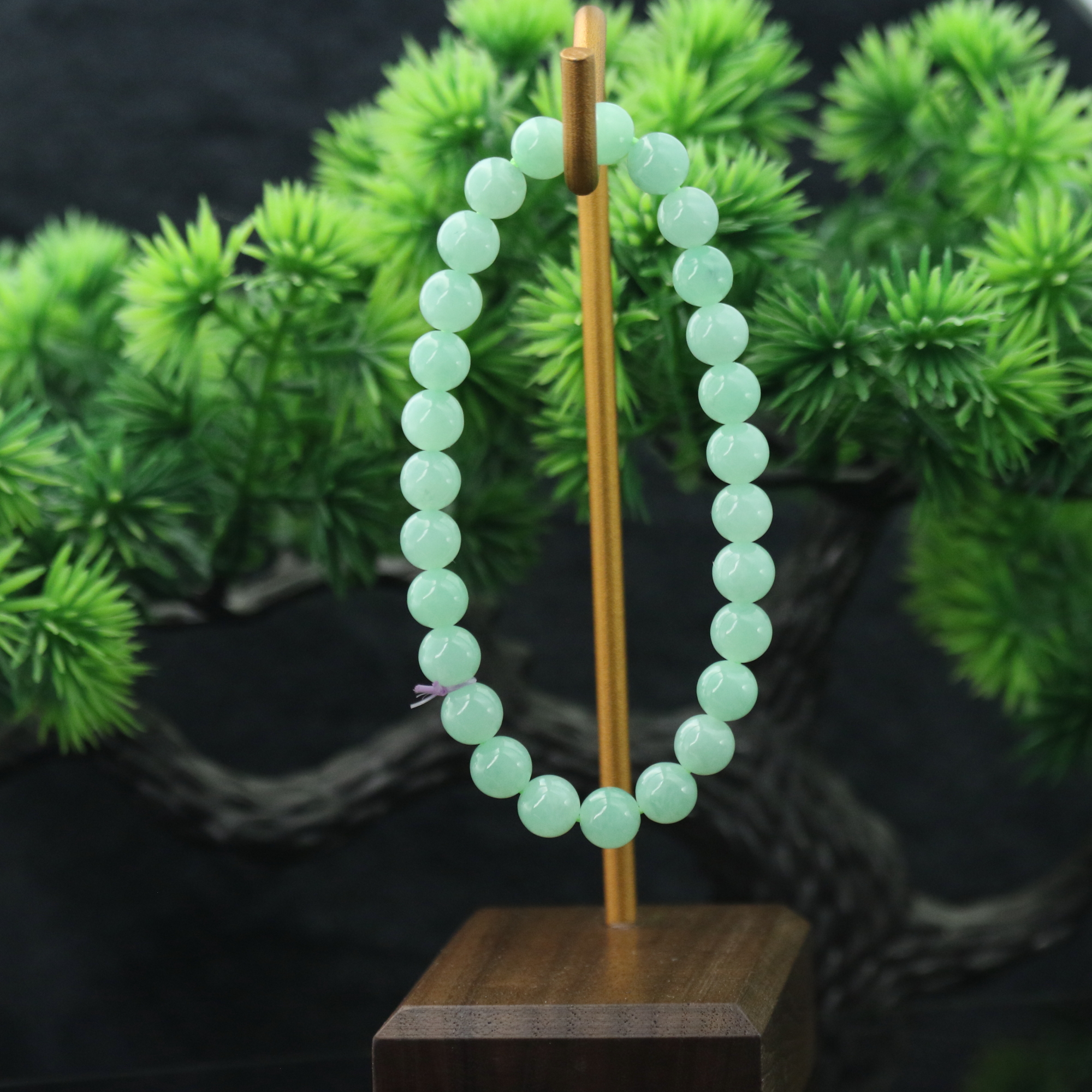 FC44天然缅甸翡翠A货手串/200022/上海嘉禾拍卖