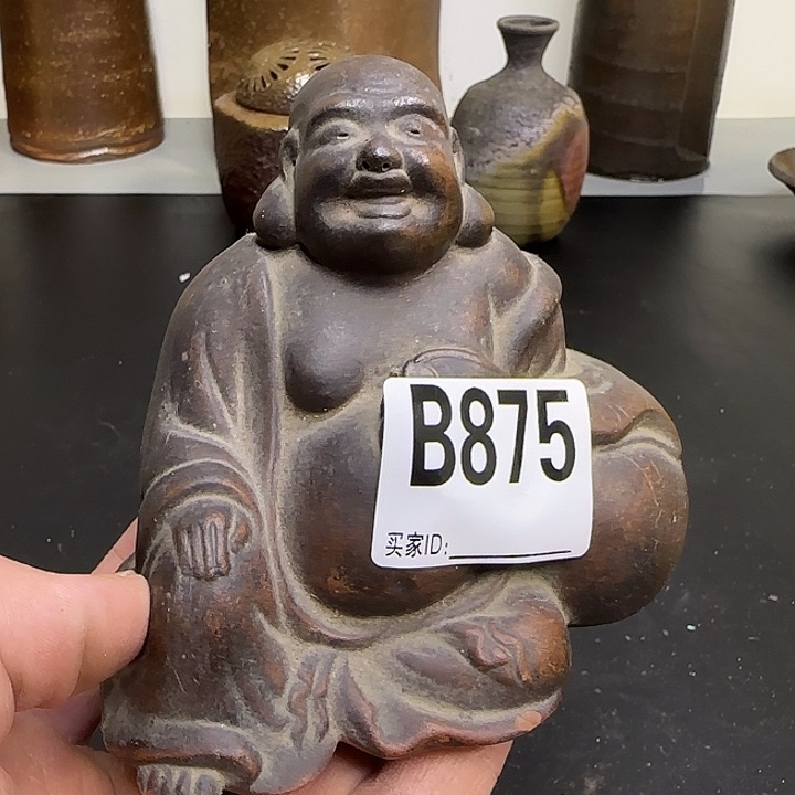备前烧作品备前烧微瑕