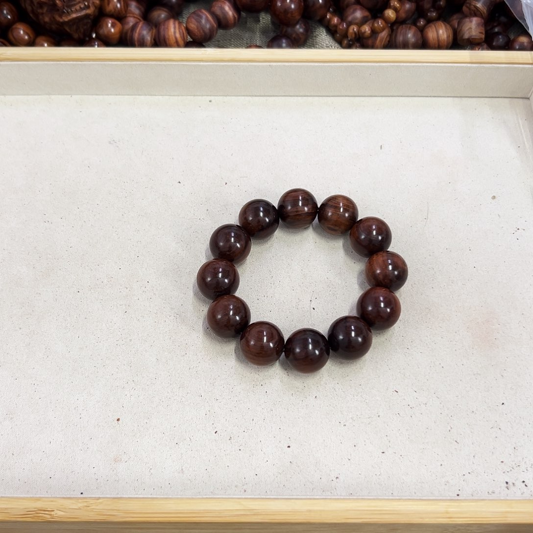 手串/手链黄花梨/降香黄檀20mm圆珠老料