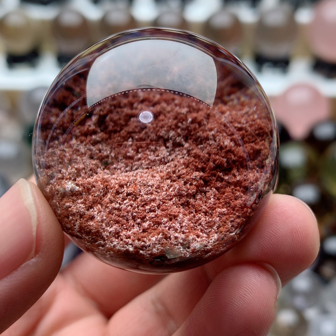 【闪购商品】水晶天然水晶球摆件未镶嵌辅****猪