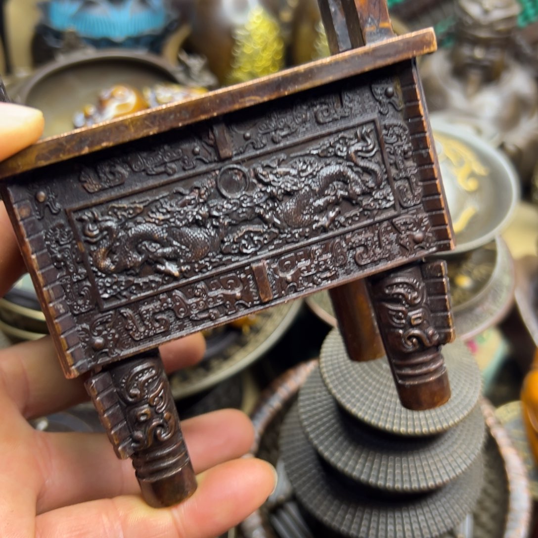 铜摆件欢迎欢迎你