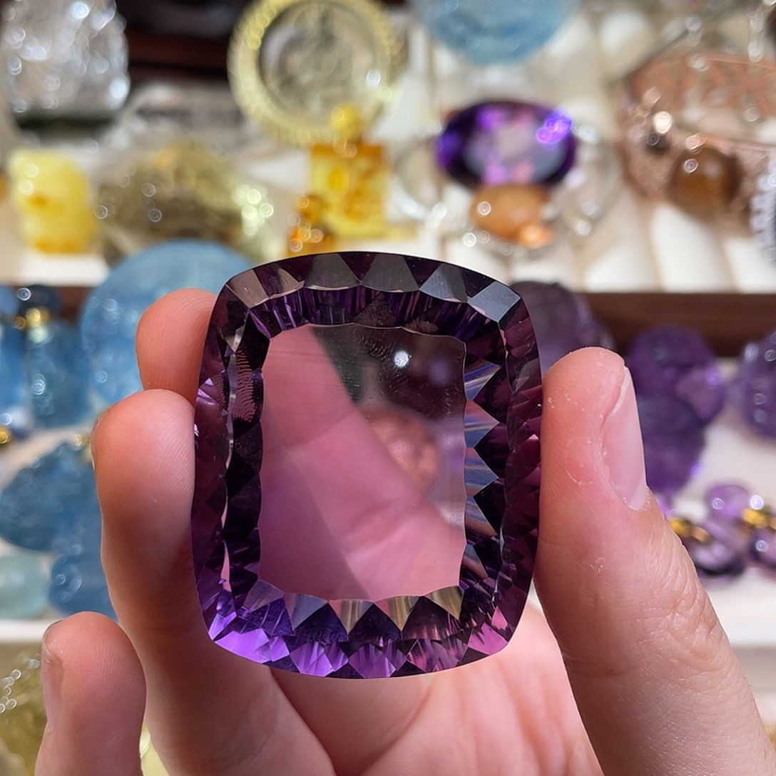 水晶颈饰未镶嵌宽*天然水晶吊坠751