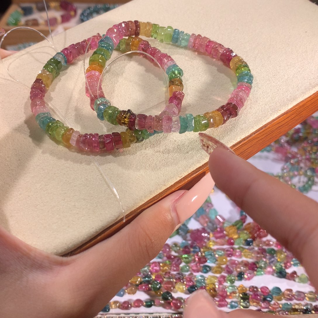 手串未镶嵌碧玺多样性发货其一