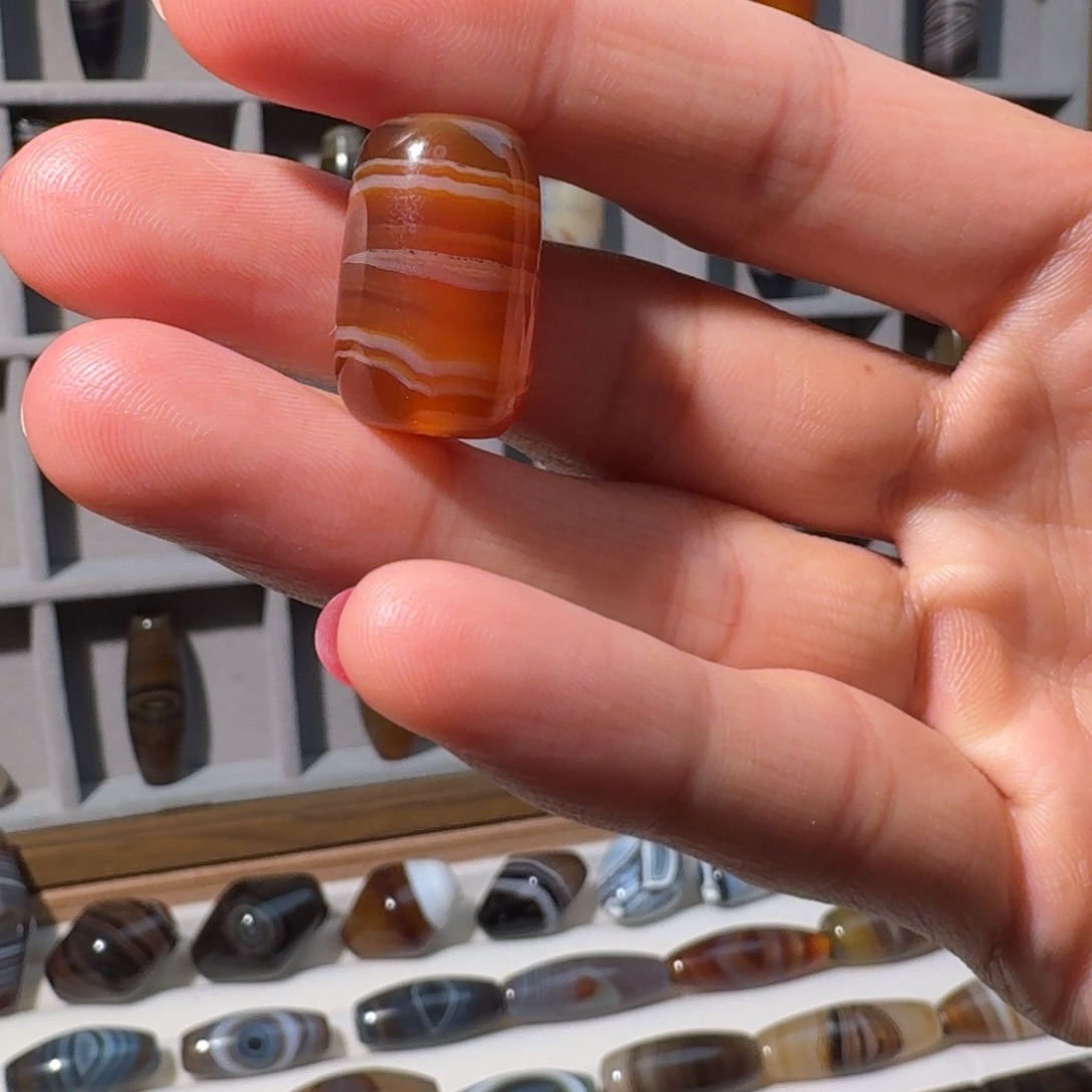 玛瑙/玉髓合金颈饰