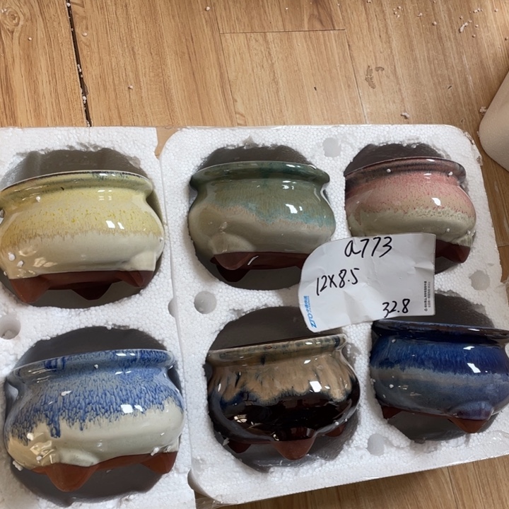 粗陶多肉花盆微瑕773