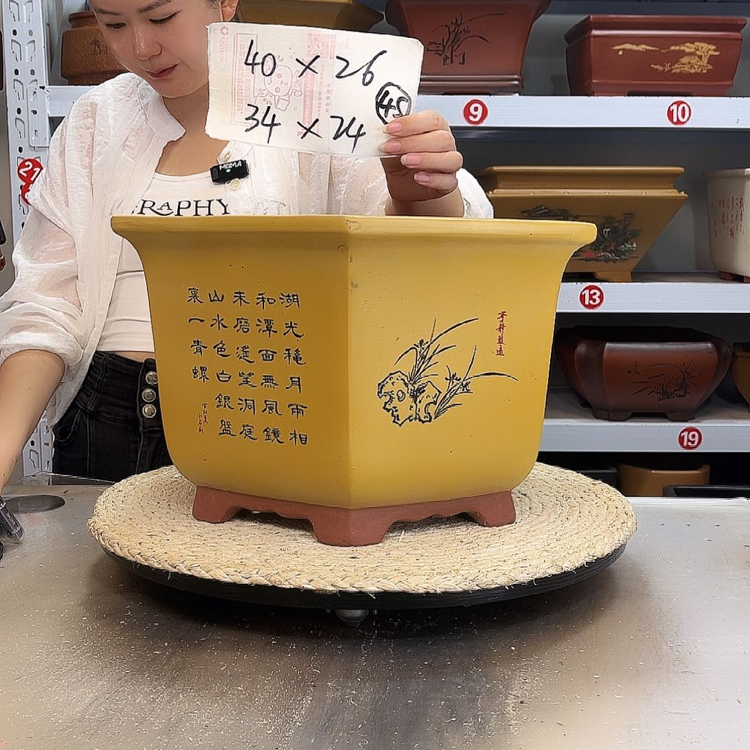 紫砂花盆紫砂花盆
