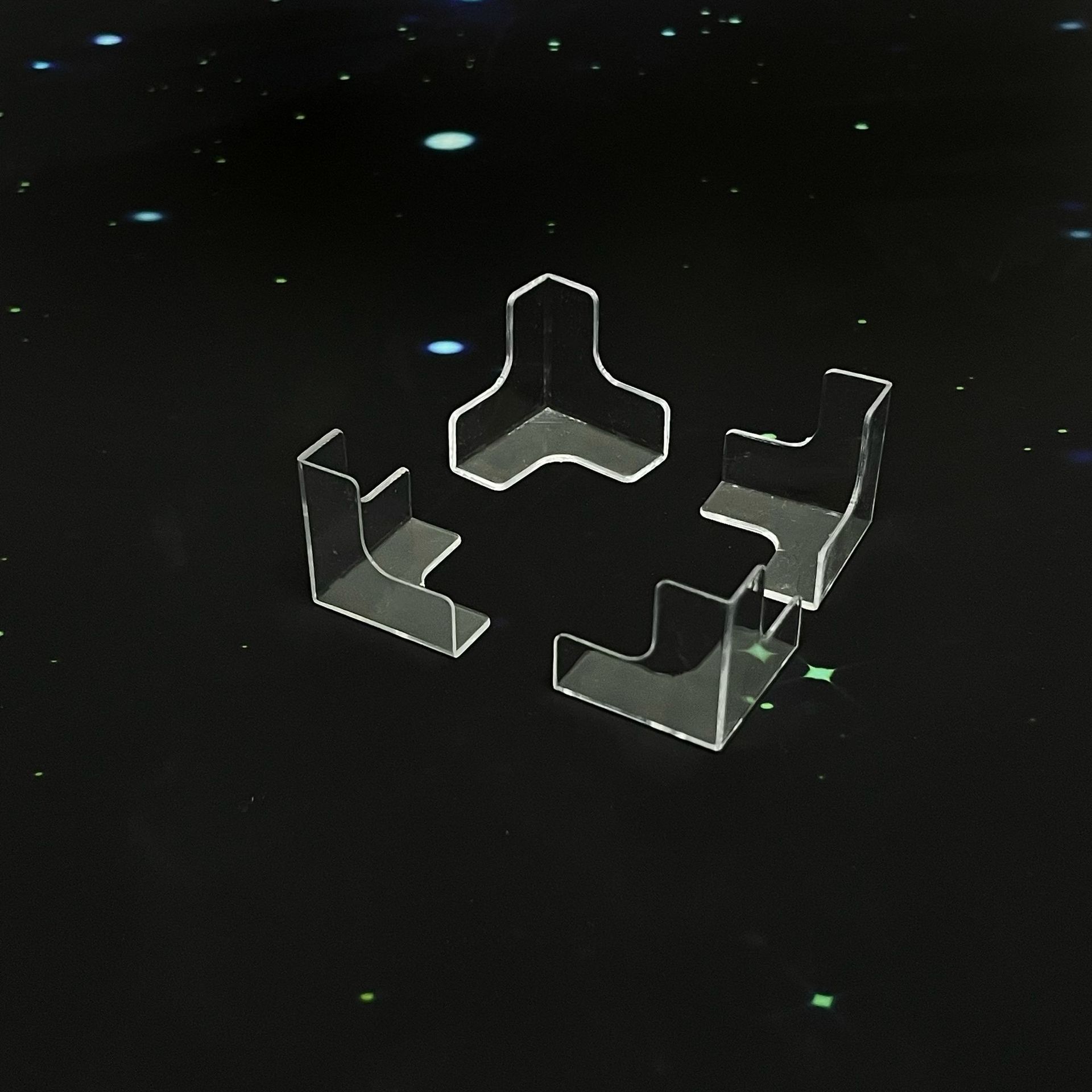 合金耳饰 T形防撞护角diy魔方郁金香花海小夜灯材料工具包护角固