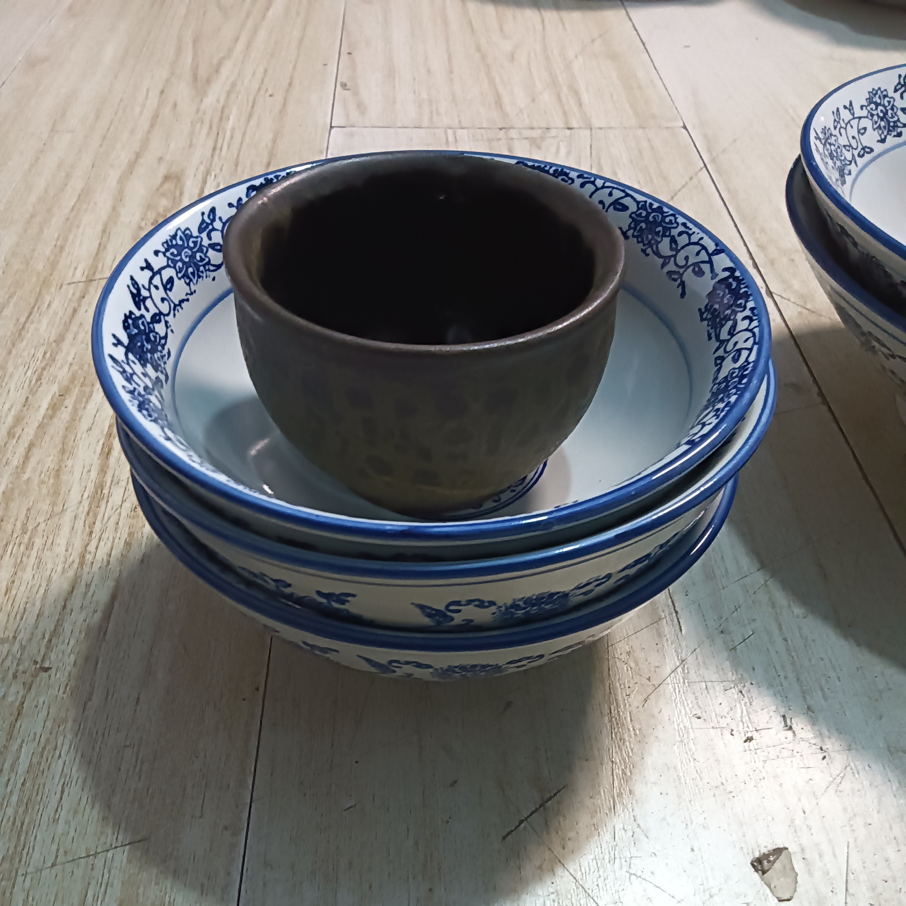 磁州窑日用陶瓷陶瓷陶瓷陶瓷3个