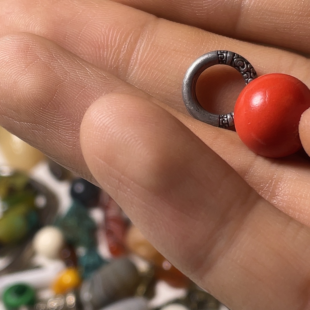 子***尘玛瑙/玉髓未镶嵌珠子