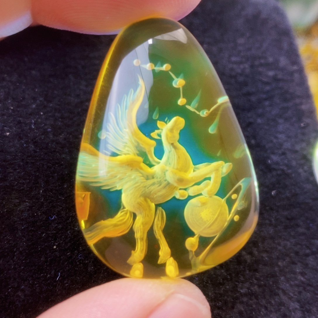 【闪购商品】金珀吊坠(不含链)未镶嵌